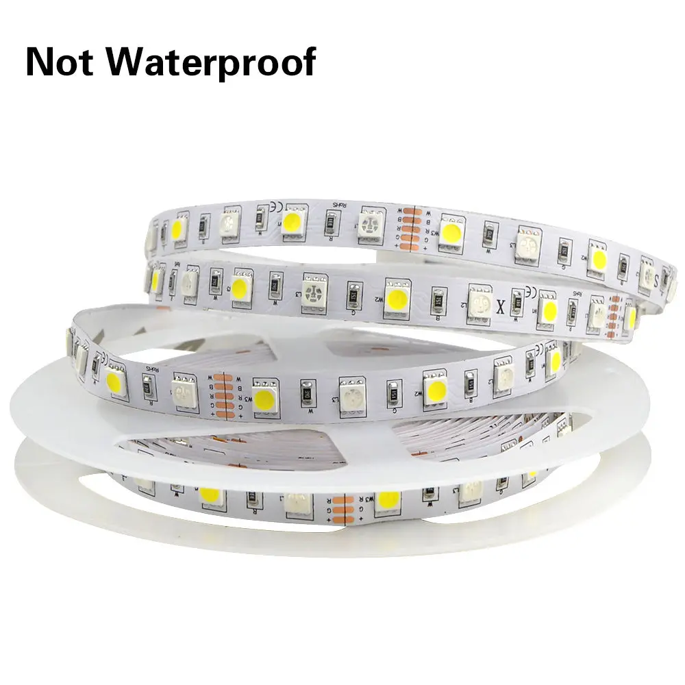 5M SMD 5050 LED Strip RGBW / RGBWW LED Strip Tape 60LEDs/m