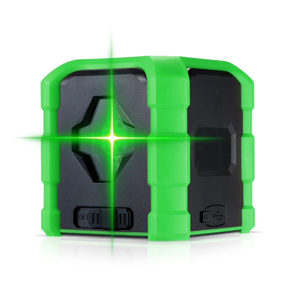 

Professional Mini 2 Lines Red/Green Laser Level Self-Leveling Horizontal and Vertical Cross Line Leveling Laser Level Kit