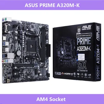 

Asus AMD Ryzen AM4 Socket DDR4 VGA HDMI M.2 USB 3.1 Micro ATX PRIME A320M-K Motherboard