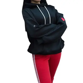 

Women Velvet Warm Plus Size Embroidered Pullover Hoodie Drawstring Pullover Long Sleeve Casual Winter Autumn Loose Tops New