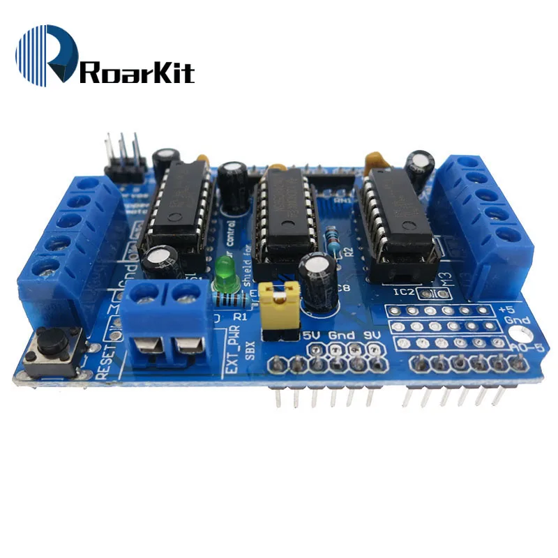 L293D щит управления двигателем плата расширения привода двигателя для Arduino Щит