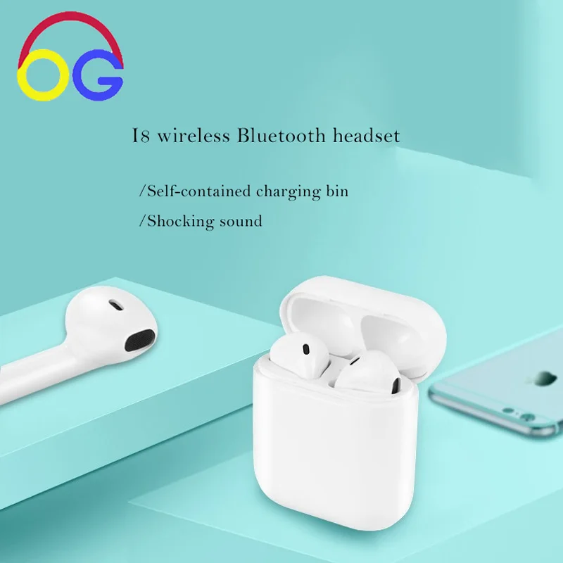 

OGV i8s TWS Twins Wireless Earbuds handsfree Headset fone Bluetooth Earphone in Ear Buds For ear pods IOS Xiaomi mobile phone