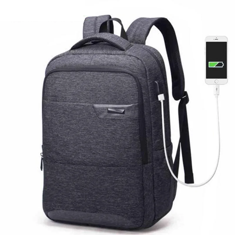 Мужской и Женский деловой Повседневный Рюкзак мужская женская сумка с usb