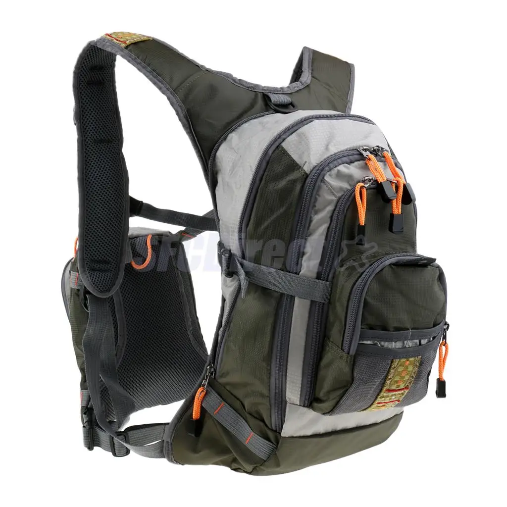 Летающий рыболовный рюкзак нагрудный пакет сумка комбо Мульти-карманы Спорт на открытом воздухе Туризм Кемпинг рюкзак рыболовный пакет