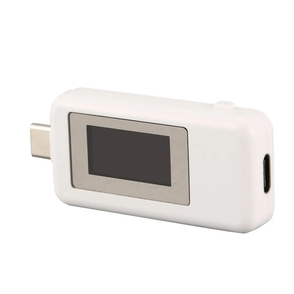 

Multifunctional USB Charger Detector DC Voltmeter Amp Volt Current Voltage Meter Type-C Tester with Digital Display