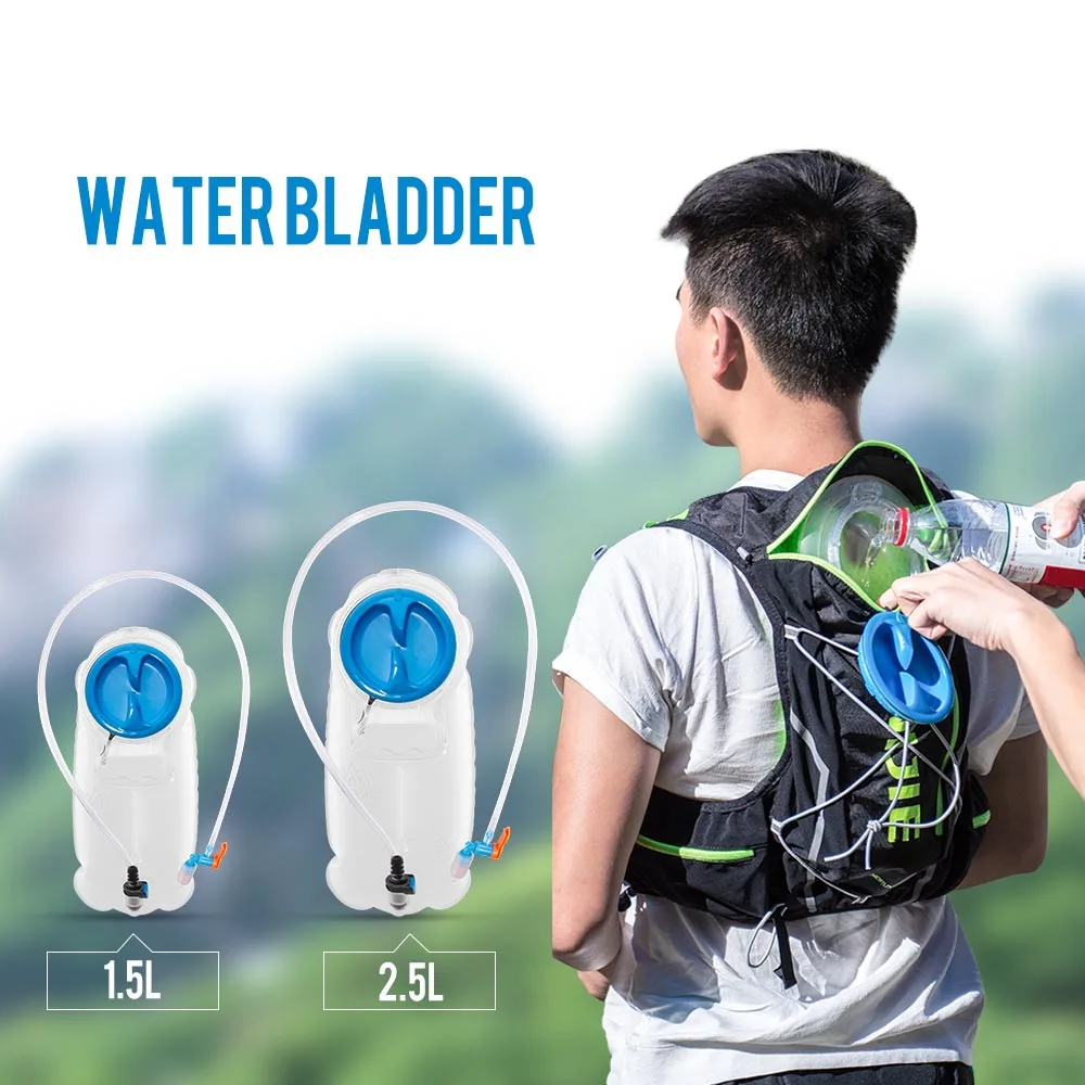 AONIJIE 2.5L Outdoor Water Bladder Hydration System Running Hiking Camping Marathon Water Bag