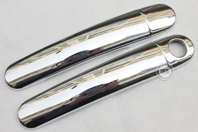 Хромированная крышка дверной ручки ABS для Skoda Fabia 2011 2012 гг. выпуска|door chrome handle|skoda door