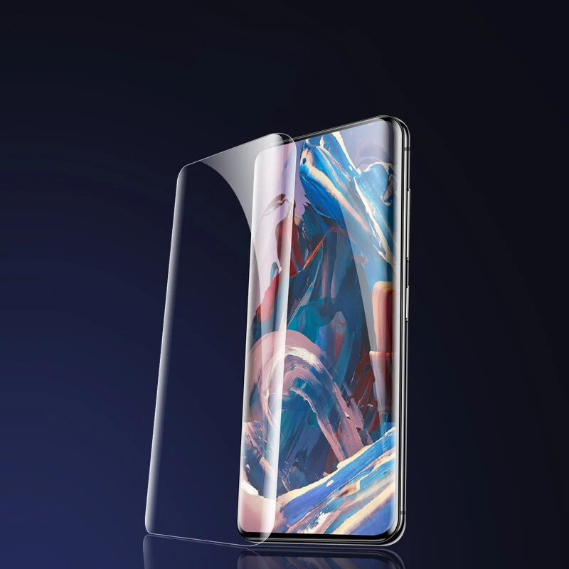 EXUNTON УФ жидкий протектор экрана для Oneplus 7 Pro 3D полное покрытие закаленное стекло для One Plus 7 профессиональная защитная пленка