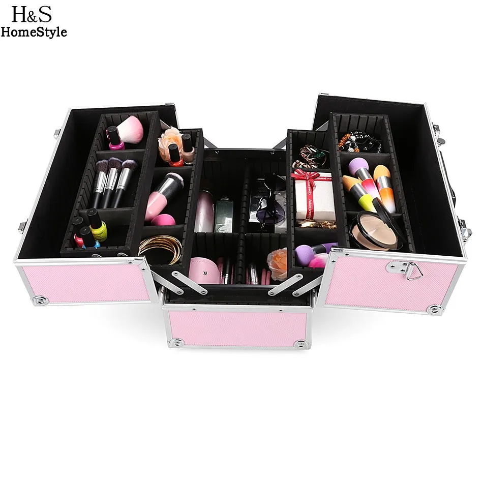 Homdox Storage Box Jewelry Container Makeup Organizer Case Cosmetic