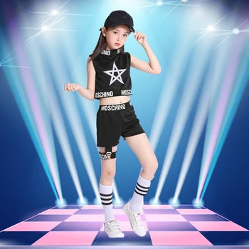 

children's DS dance clothing Girl jazz dance costumes