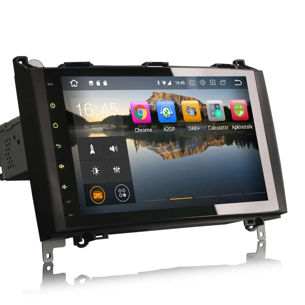 Clearance Erisin ES7801B 9" Android 8.0 Octa core 4G RAM Car DVD GPS Radio DVR DAB+ DVD For Benz A/B Class Sprinter Viano Vito 1