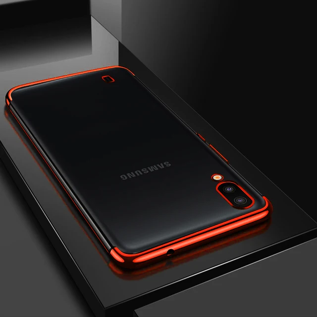 TPU Case For Samsung Galaxy M10 M105 M105f M 10 2019 Cover Luxury Ultra Thin Soft Transparent Plating Shining |