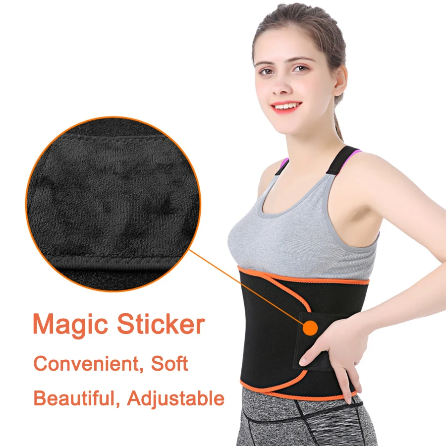 Adjustable Belly Training Waist Support Fitness Belt Sport Protection Girl's Waist Shaping Bandage Easy to Carry Many Colors  2