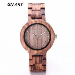 GNART099 деревянные часы для relogio feminino женские брендовые роскошные деревянные часы для девочек montre femme 2018