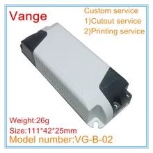 20 шт./лот для изготовления пресс-форм корпус 111*42*25 мм IP54 огнеупорный ПК Пластиковый корпус diy для Светодиодный устройство электропитания