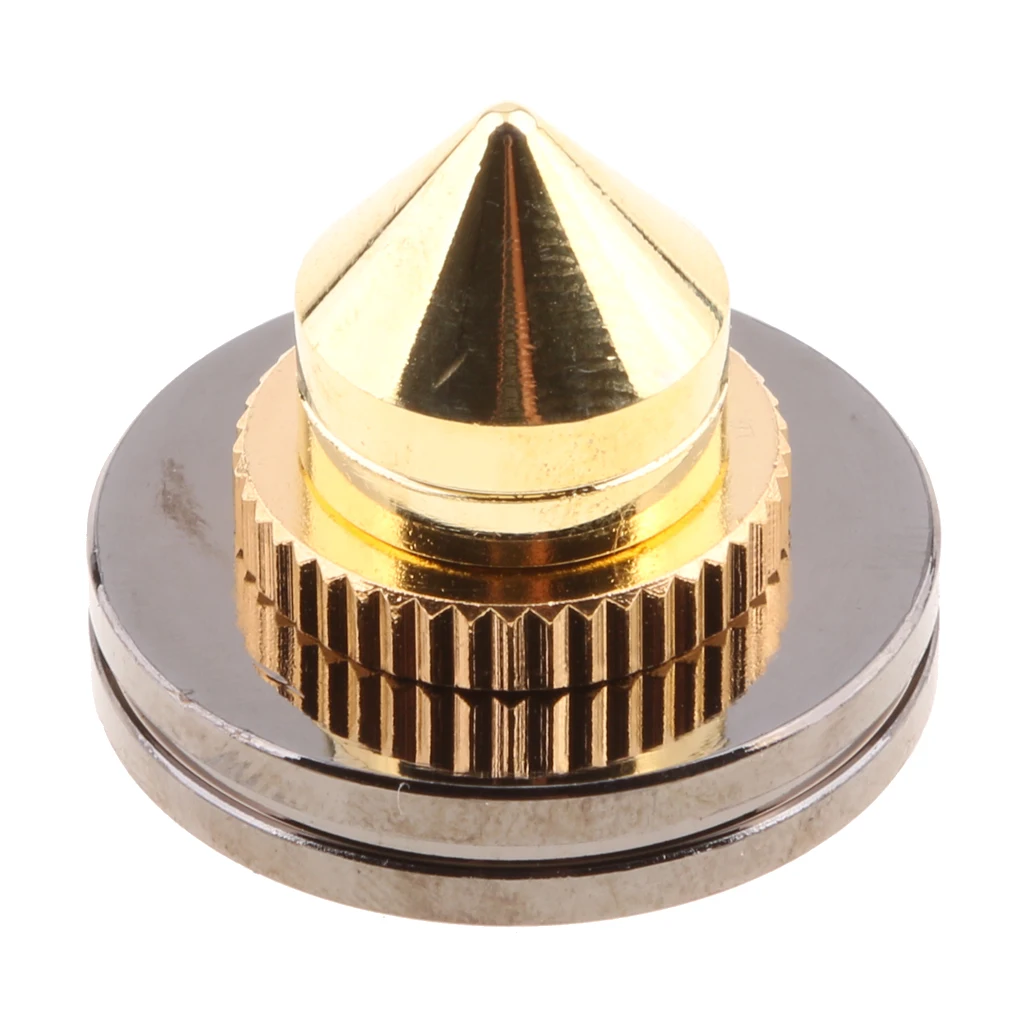  Golden Speaker Spikes Subwoofer CD Audio Amplifier Turntable Isolation Stand Feet 