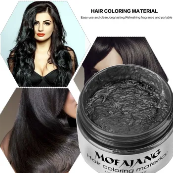 

Fashion Hair Coloring Material Styling One-Time Hair Wax Disposable Hair Dye Mud Cream Easy To Wash Plants Component Hair Clay