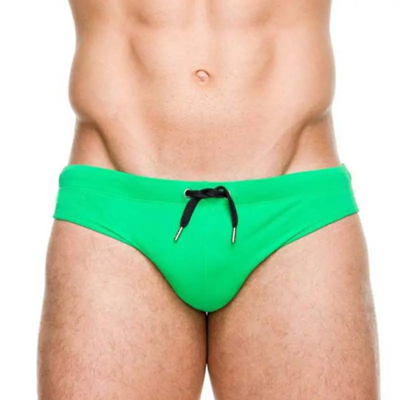 Мужские плавки для плавания, сексуальные трусы с низкой посадкой, купальный костюм для геев, купальный костюм для мужчин, шорты для серфинга, DESMIIT Board - Цвет: UXH Green