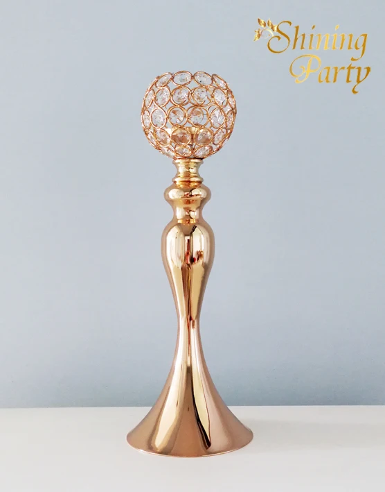 

39cm(15") Tall Wedding Centerpiece, Candle Holder, Candlestick , Road Lead Flower Stand, Wedding Party Home Christmas Decoration