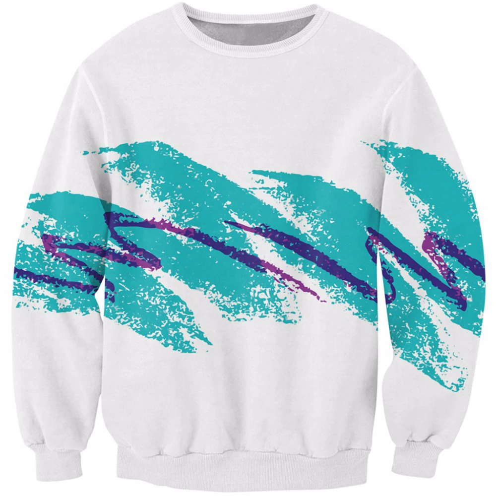 Men/Women 2018 New Fashion 3d Print Sweatshirt 90s Jazz Solo Paper Cup Red Crewneck Sweatshirt