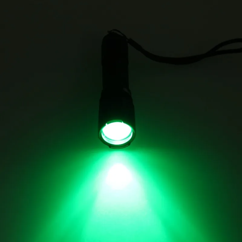 Cores em 1 Grande Fogo Rastreador Caçador Ajustável Luz Verde Vermelho uv 3x Xpe Led Zoomable Caça Visão Noturna Lanterna 3 11 GRANDE Fogo Rastreador caçador 3 cores em