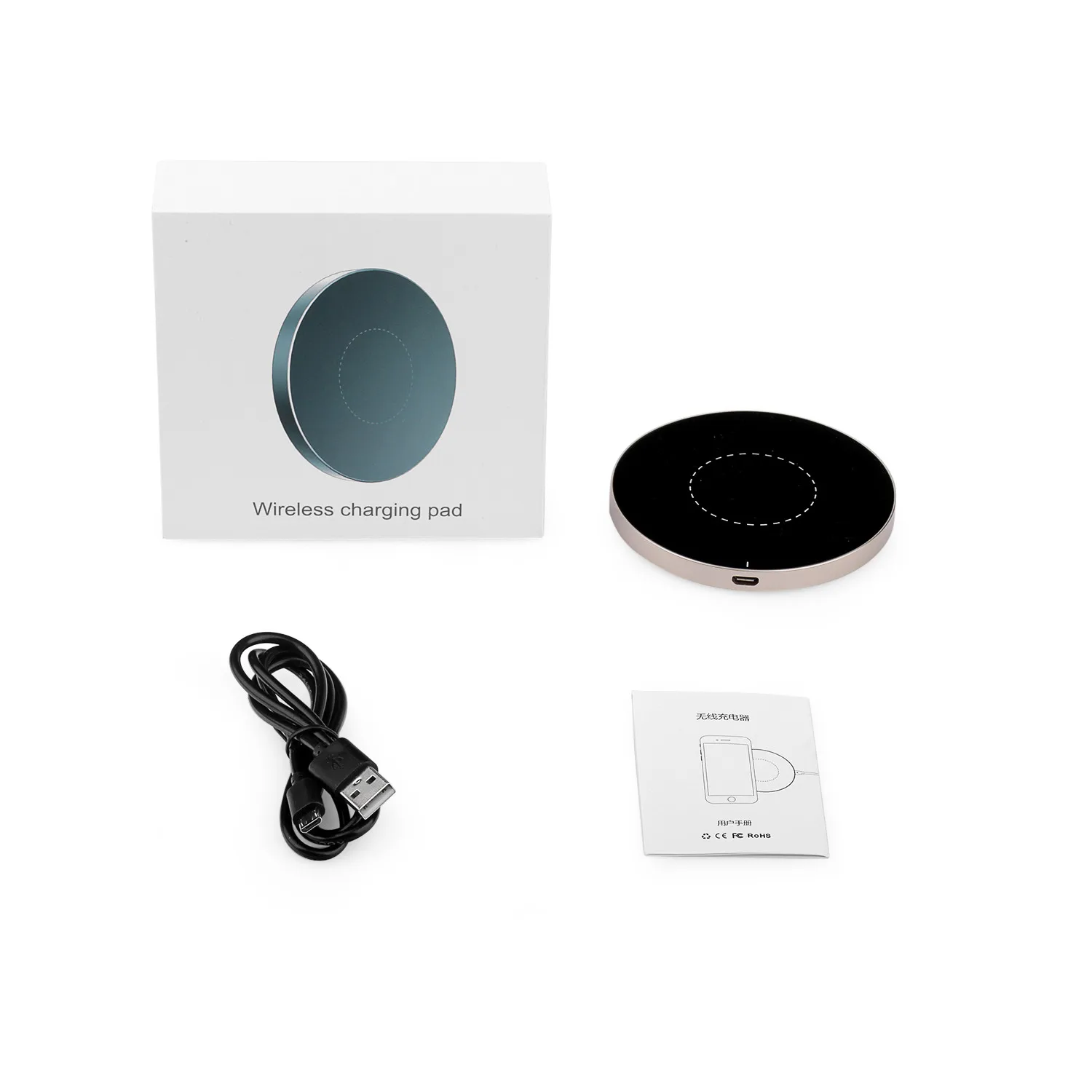 

QI Wireless Charging Circle Pad G3 100% brand new and high quality Wireless Wireless Fast Charge Compatible for Iphone 6/6s