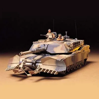 Сборная модель автомобиля 35158 1/35 Американский M1A1 главный боевой танк с шахтным