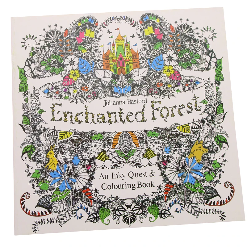 24 Pages Enchanted Forest English Edition Coloring Book For Children Adult Relieve Stress Kill Time Painting Drawing Book 24 Pages Enchanted Forest English Edition Coloring Book For Children Adult Relieve Stress Kill Time Painting Drawing Book