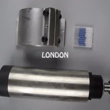 Комплект ЧПУ шпинделя ER20 2.2KW воздушное охлаждение шпинделя+ 1 Подходящие шпиндели поддержки+ ЧПУ гравировочные Биты