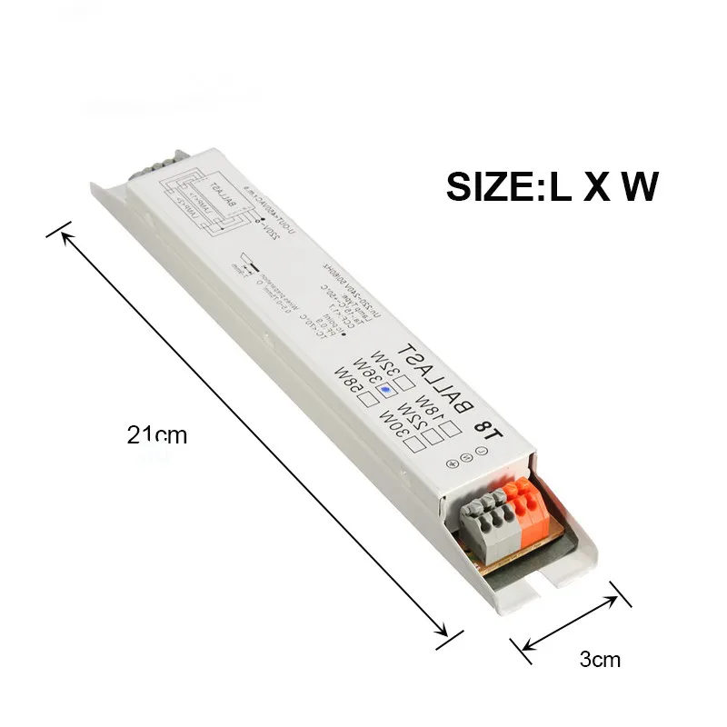 1 шт балласты для ламп 220-240 В переменного тока 2x36 Вт широкое напряжение T8 электронный балласт флуоресцентный
