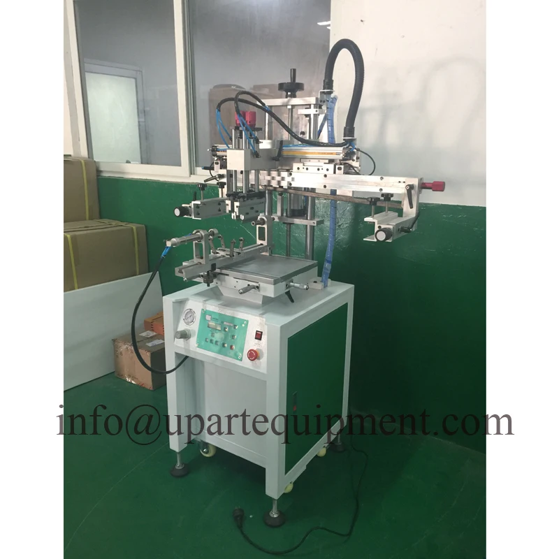 

One Color Logo Semi Automatic Pneumatic Purchase Bag and Bottle Screen Printing Machine