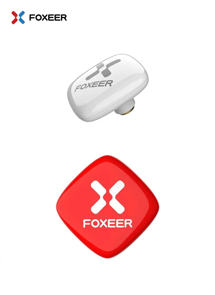 Foxeer Echo пластырь 5 8G 8DBi LHCP/антенна RHCP FPV SMA Male белый/красный для радиоуправляемого