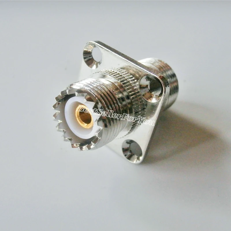 1 шт. адаптер преобразователя N Female to UHF SO 239 SO239 Jack прямой фланец RF коннектор|adapter