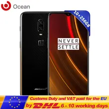 글로벌 rom original oneplus 6 t 6 t mclaren 휴대 전화 10 gb ram 256 gb rom 핑거 id snapdragon 845 6.41 ''스크린 듀얼 카메라(China)
