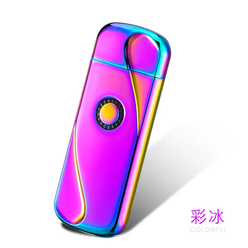 Usb интеллектуальная светодиодная зажигалка с отпечатком пальца USB зарядка Tesla