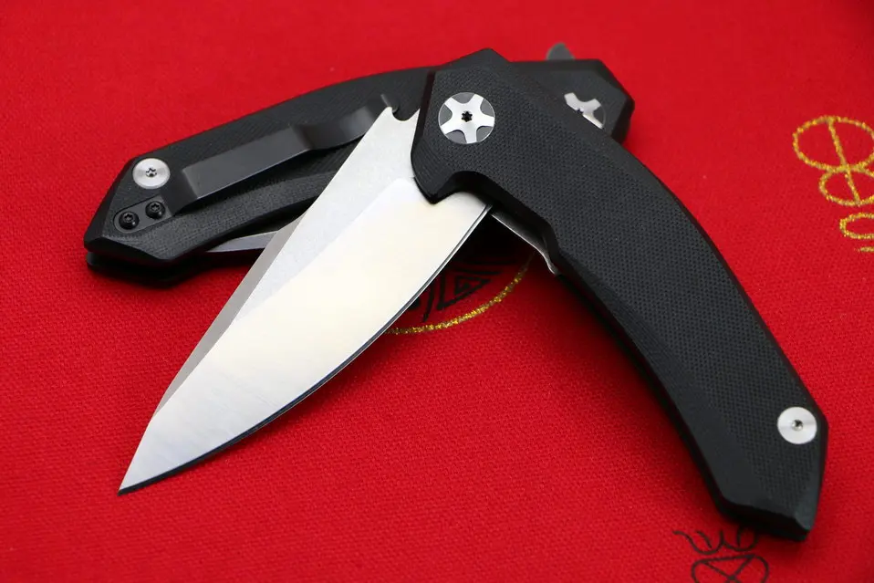 LOVOCOO ZT0095 высокое качество 9CR18MOV лезвие G10 Ручка Открытый Флиппер складной нож Кемпинг Охота Карманные Подарочные Ножи EDC инструменты