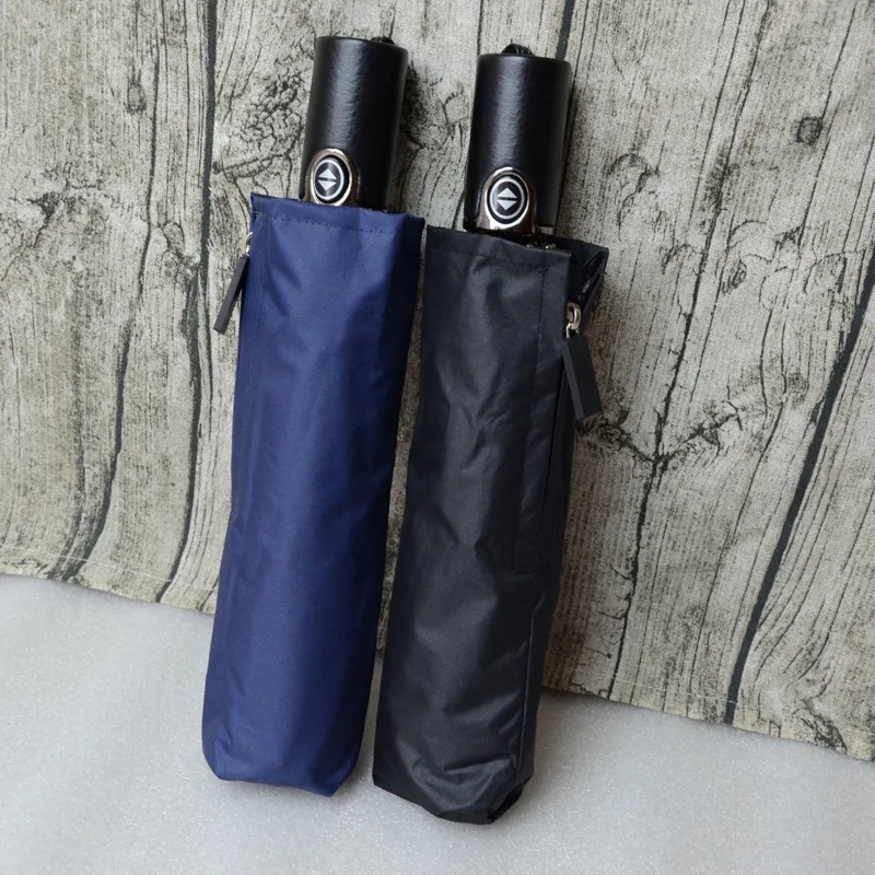 

Big Men Umbrella Automatic Three Folding Compact High Quality Windproof Strong Sunny and Rainy Umbrellas