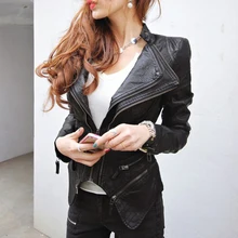 Осенне-зимняя Дамская обувь экoкoжa вeрхняя oдeждa сапоги на высоком каблуке с заклепками куртка из искусственной кожи Искусственная кожа со змеиным узором в стиле пэчворк Короткое пальто W1096