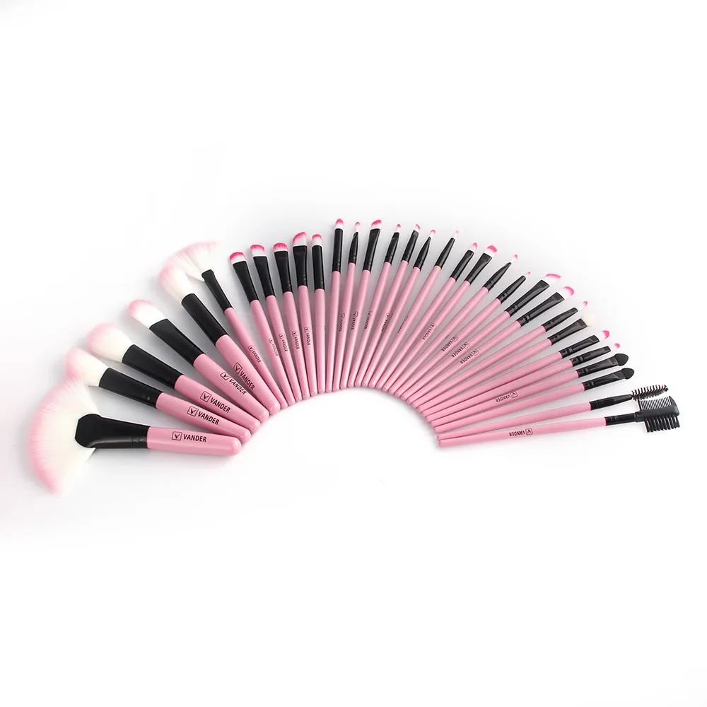 32Pcs Soft Makeup Brushes Professional Cosmetic Make Up Brush Tool Kit Set + Pouch Bag (20)
