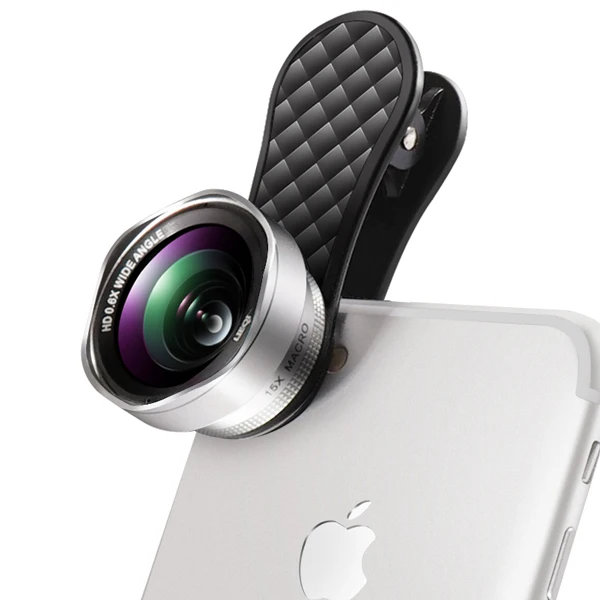 LIEQI LQ 046 2 in 1 Phone Camera Lens Kit For iPhone Wide Angle Lens