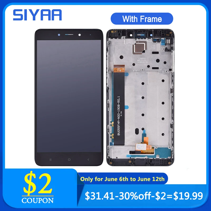 

For XiaoMi Redmi Note 4 LCD With 3D Power Touch Screen Digitizer Assembly for Redmi Note 4 LCD Touch Screen Display Spare Parts