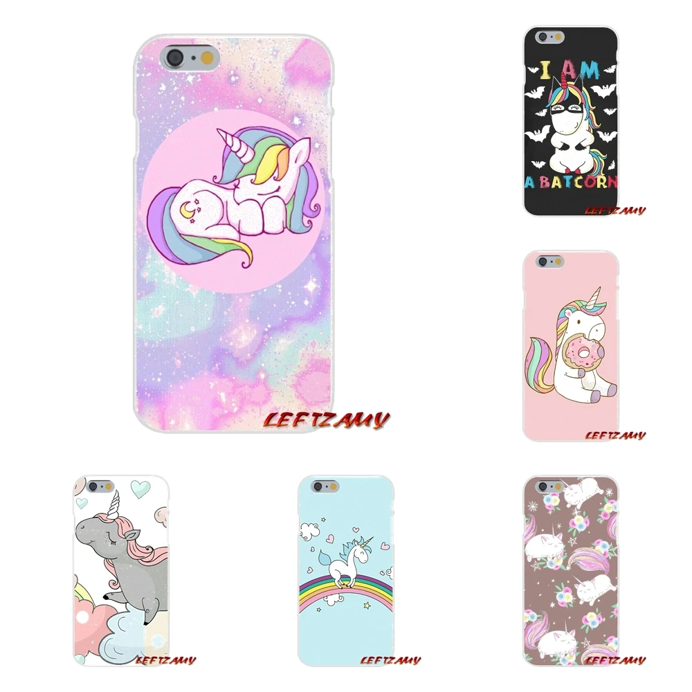 

For iPhone X 4 4S 5 5S 5C SE 6 6S 7 8 Plus Accessories Phone Shell Covers cute unicorn rainbow unicorn