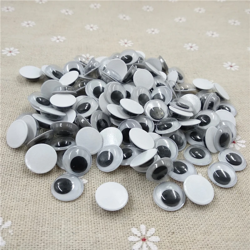 crafts 500pcs/lot Mixed Not Self-adhesive Eyes DIY For Toys Dolls Googly Wiggly Eyeballs Scrapbooking Accessor