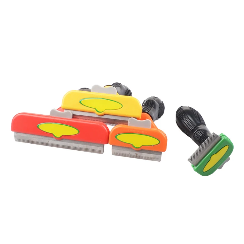 

Pet Grooming Brush Hair Brush Shedding Comb Tool Edge Trimming Dog Cat Fur Removal Rake Fur Brush