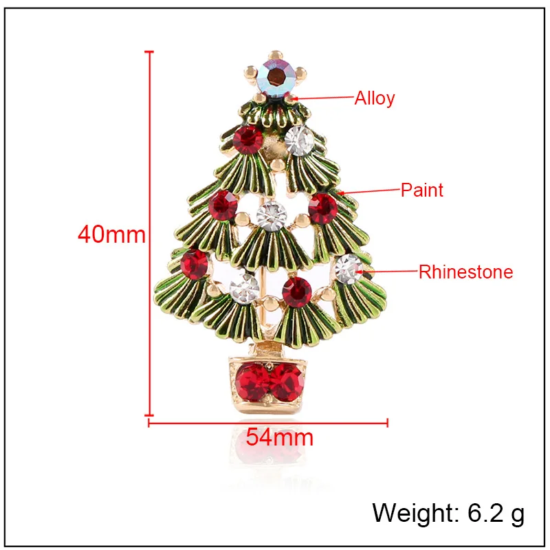 CINDY XIANG цветные рождественские броши в виде дерева для женщин, креативные ювелирные изделия из сплава, вечерние аксессуары