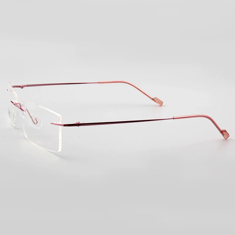 Sunny spot wholesale new frameless memory metal myopia glasses frame anti-blue computer radiation glasses frame
