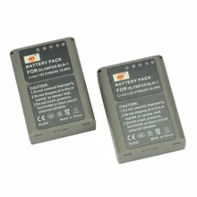 DSTE 2PCS BLN 1 Rechargeable Battery for Olympus E M5 OM D E M1 E P5