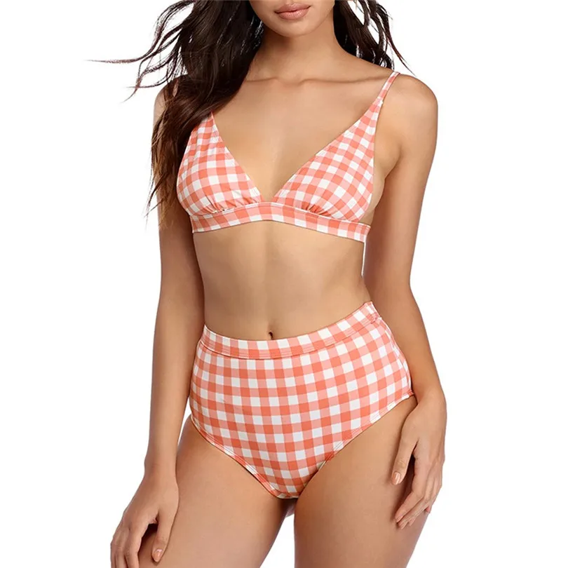 plaid underwear set