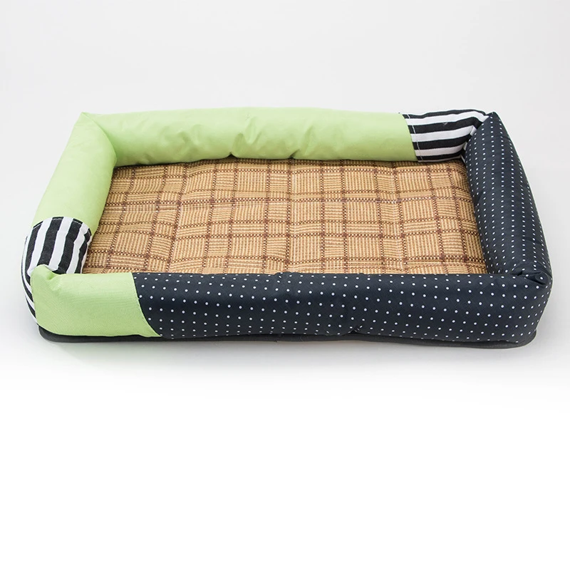 Летние коврики для собак и кошек мягкая кровать сна щенков прикольный бамбуковый