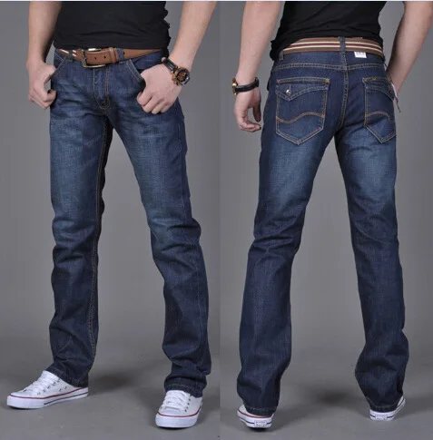 Best Ing Cotton Straight Leg Men S Jeans Waist Slim White Best Ing Cotton Straight Leg Men S Jeans Waist Slim White Business Casual In